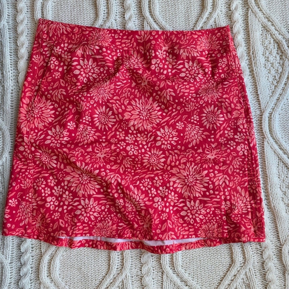 RipSkirt Hawaii Floral Swim Cover Up Wrap Skirt Activewear‎ Pockets XL 34 36